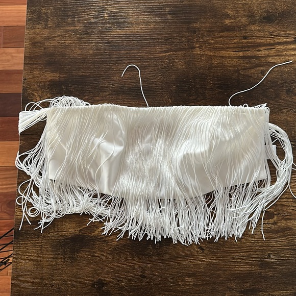 12th tribe white fringe skirt set (size small) - Picture 7 of 7